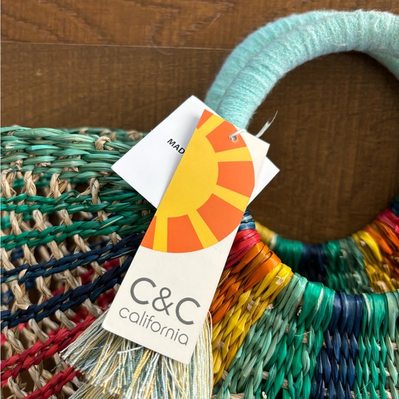 rainbow beach bag - Picture 2 of 6